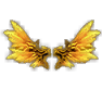 Sparkling Golden Wings